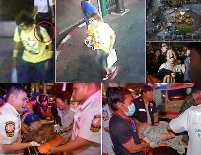 Bangkok Diteror Bom, Inikah Pelakunya Terekam CCTV?